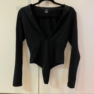 Tna plunge thong bodysuit